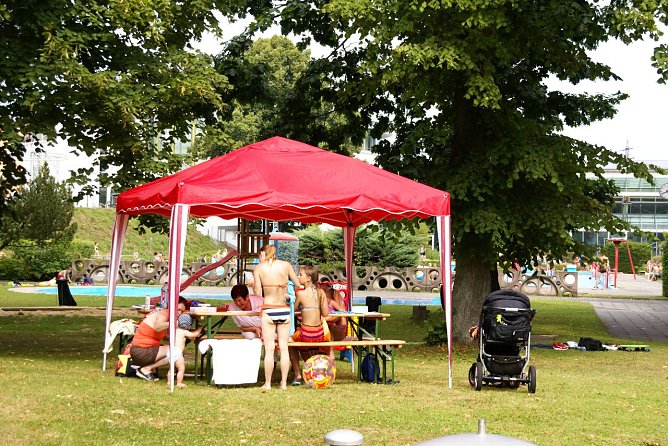 Villa im Freibad (Foto: Andrea Waldmann) Villa im Freibad (Foto: Andrea Waldmann)
