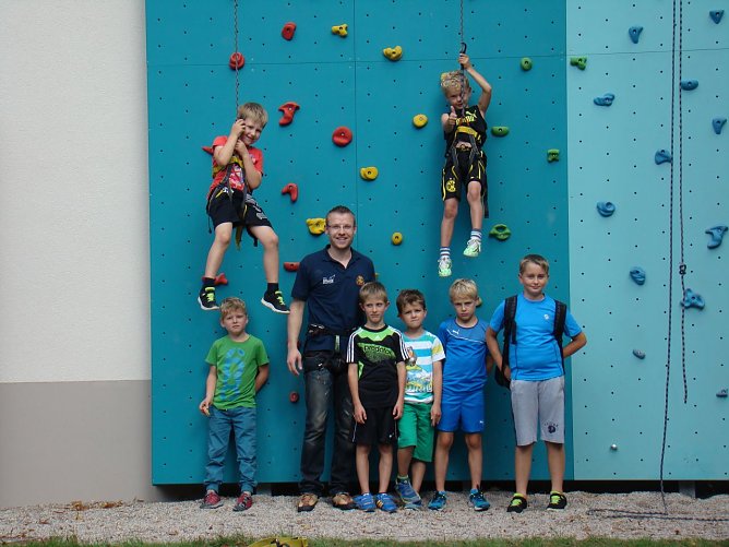 Feuerwehr klettert (Foto: Feuerwehr Geisleden)