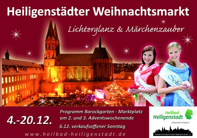 Heiligenstädter Weihnachtsmarkt (Foto: Tourist-Info) Heiligenstädter Weihnachtsmarkt (Foto: Tourist-Info)