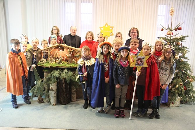 Sternsinger im Landtag (Foto: Theresa Vogt)