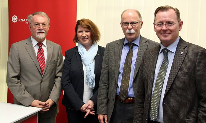 Ministerpr&auml;sident w&uuml;rdigt Sozialversicherungstr&auml;ger (Foto: Knappschaft)