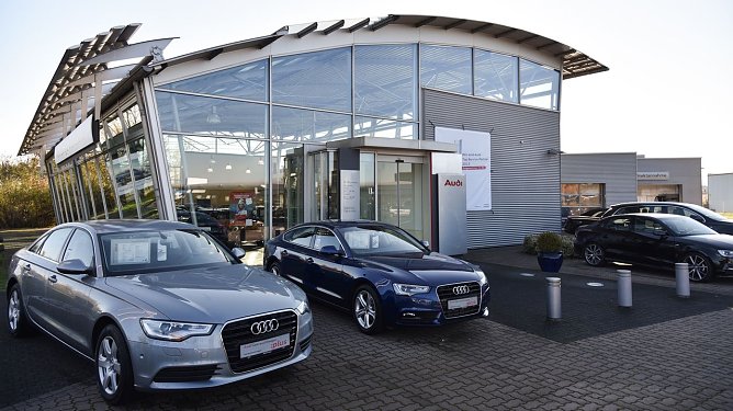 Autohaus in Nordhausen (Foto: Agentur)