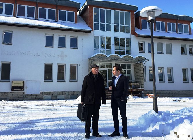 Bruno Heller und GF Graf (Foto: Thomas M&uuml;ller, Caritas)