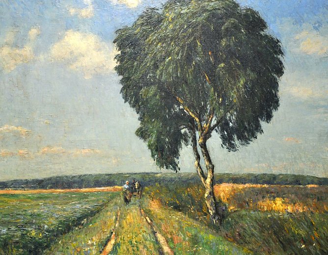 Maurice Eliot, Waldlichtung, Öl auf Leinwand, 1919 (Repro: Kunsthaus) (Foto: Kunsthaus Meyenburg) Maurice Eliot, Waldlichtung, Öl auf Leinwand, 1919 (Repro: Kunsthaus) (Foto: Kunsthaus Meyenburg)