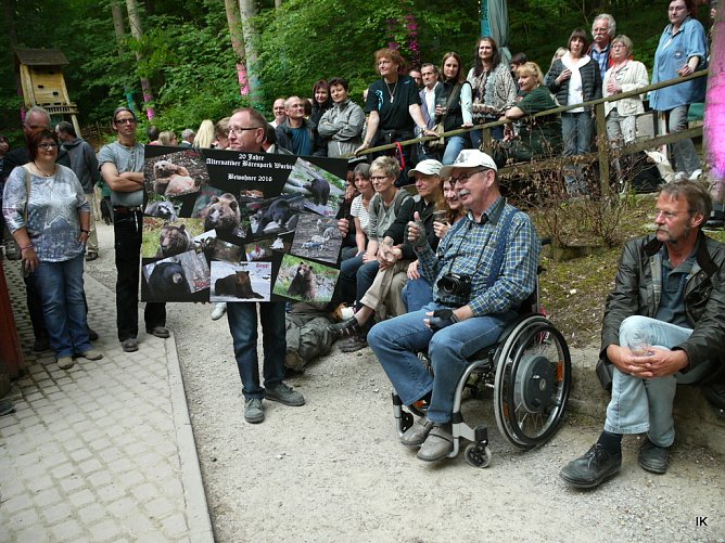 B&auml;renpark-Facebookgruppe war stark vertreten (Foto: Ilka K&uuml;hn)