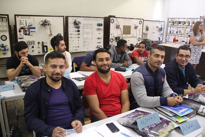 Ausbildungsbeginn  f&uuml;r die Peterklasse in Nordhausen (Foto: Angelo Glashagel)