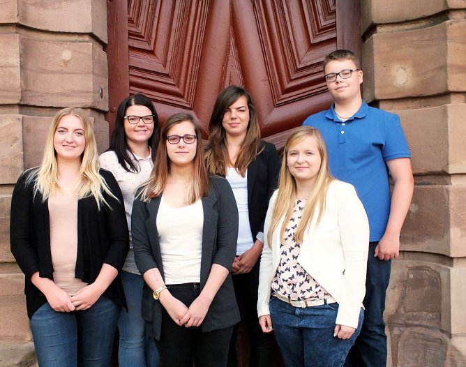 Neue Azubis (Foto: Landratsamt)