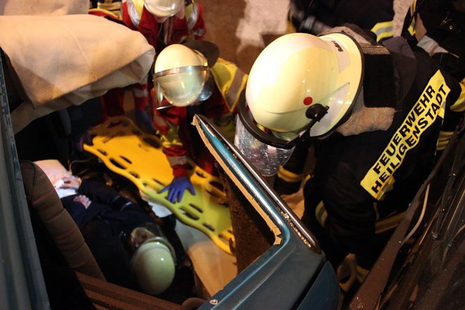 &Uuml;bung Heidkopftunnel (Foto: Feuerwehr Heiligenstadt)