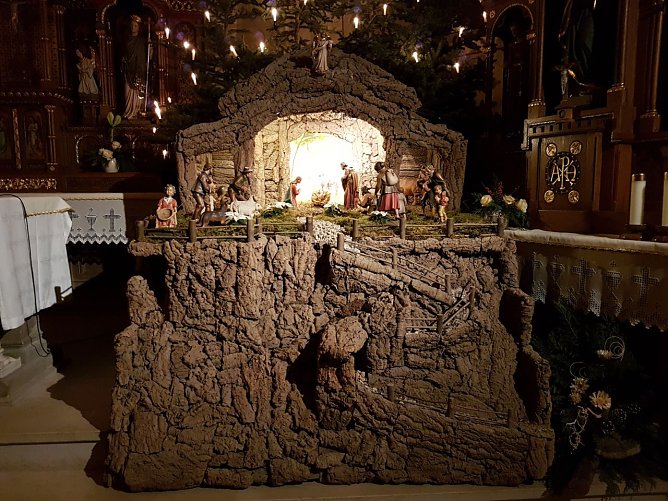 Krippe in B&uuml;ttstedt (Foto: Uwe M&uuml;ller)