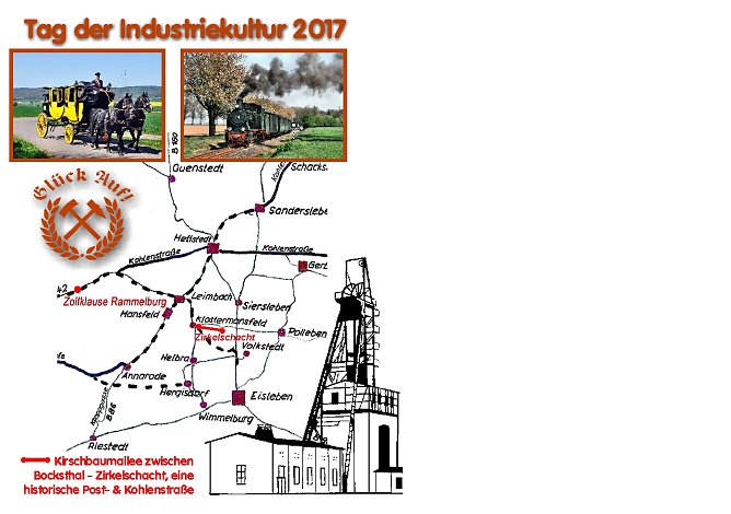 Briefkuvert der Mansfelder Bergwerksbahn zum Tag der Industriekultur (Foto: Mansfelder Bergwersbahn)