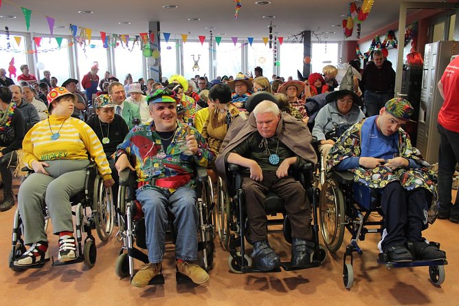 Rosenmontag bei der Lebenshilfe (Foto: Gisela Reinhardt) Rosenmontag bei der Lebenshilfe (Foto: Gisela Reinhardt)