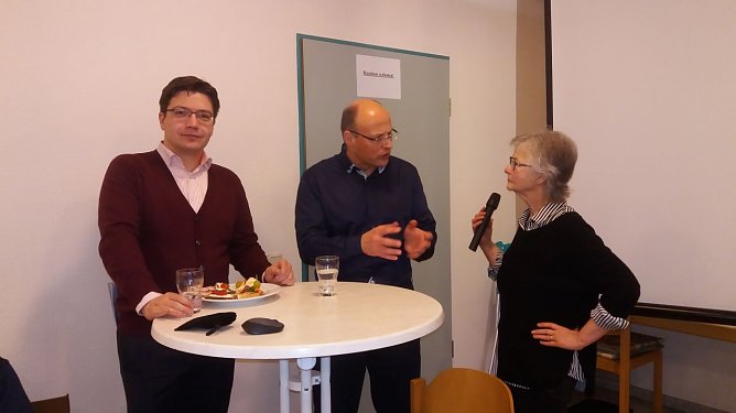 Martin Apel, Marko Grosa und Maritta Pikowski (Foto: on)