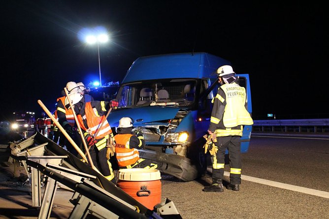 Unfall A38 (Foto: Feuerwehr Heiligenstadt)