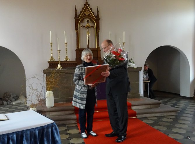 Ehrenbrief f&uuml;r Cornelia Feja (Foto: Ilka K&uuml;hn)
