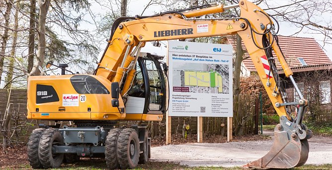 Neues Wohngebiet entsteht (Foto: Martina Adler)