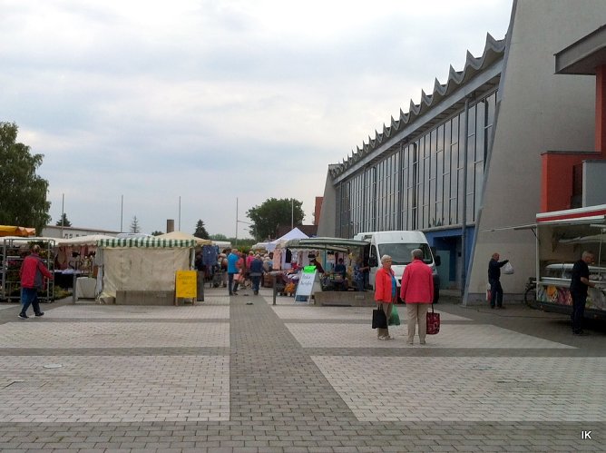 Markt in Leinefelde (Foto: Ilka K&uuml;hn)