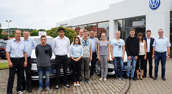 Begr&uuml;&szlig;ung der neuen Azubis (Foto: privat)