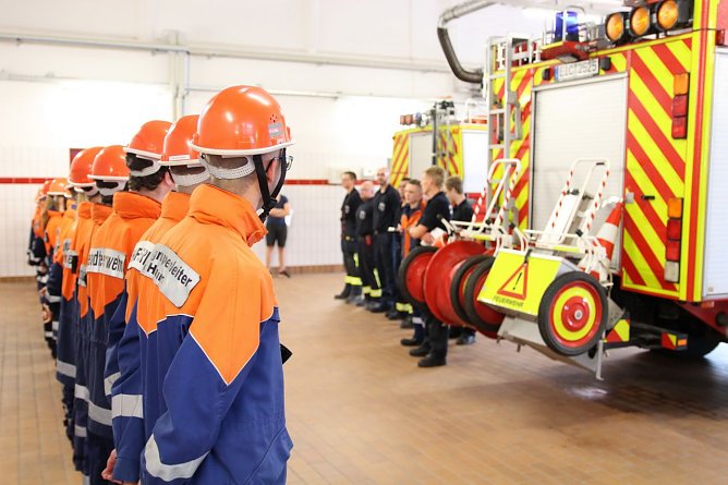 Berufsfeuerwehrtag der Jugendfeuerwehr (Foto: Feuerwehr Heilibad Heiligenstadt)