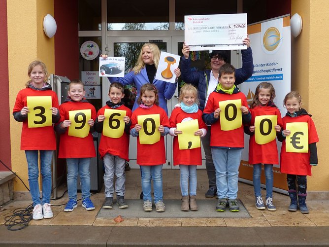 Spendenergebnis (Foto: Stachowiak) Spendenergebnis (Foto: Stachowiak)