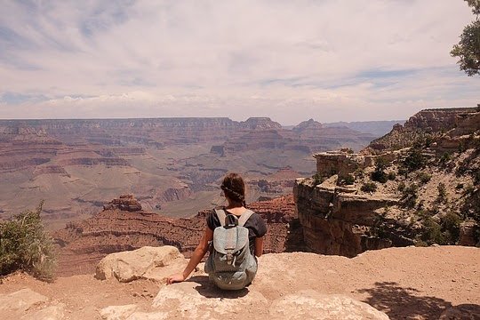 Austauschsch&uuml;lerin Antonia Schmalz verbrachte ihren Sch&uuml;leraustausch in Arizona - ein Besuch des Grand Canyon darf dabei nat&uuml;rlich nicht fehlen. (Foto: Intrax AuPairCare Ayusa)