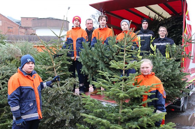 Weihnachtsbaumaktion 2018 (Foto: Jugendfeuerwehr)