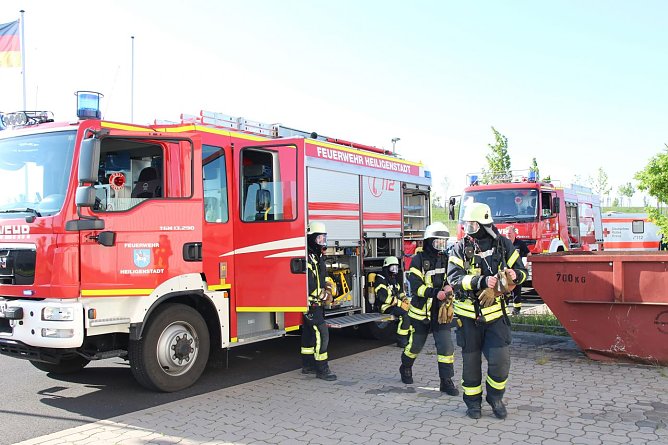 Feuerwehr im Einsatz (Foto: Feuerwehr Heiligenstadt)