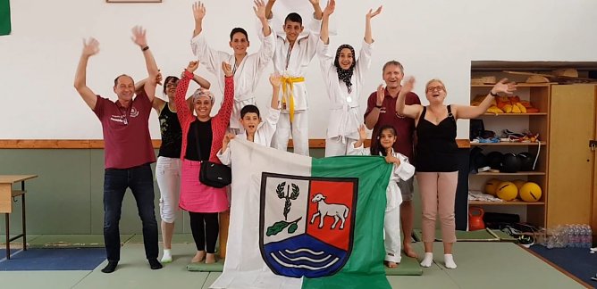 In Ungarn (Foto: Ju-Jutsu-Verein)