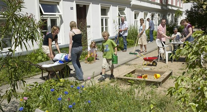 Nachbarschaftsgarten (Foto: "Netzwerk Nachbarschaft")