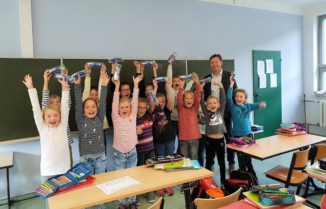 Besuch in der Schule (Foto: Simone Haase)