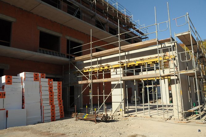 Neubau im Entstehen (Foto: Ilka K&uuml;hn)