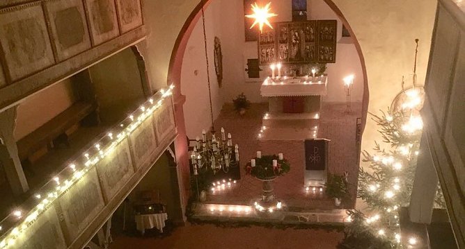 Lichtergottesdienst in Bielen (Foto: R. Englert)