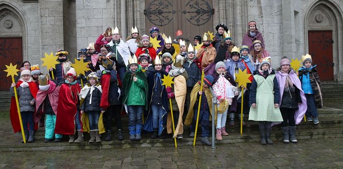 Sternsinger in Leinefelde (Foto: Ilka K&uuml;hn)