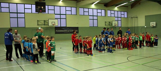 G-Junioren im Hallencup 2019 (Foto: Karl-Heinz Herrmann)