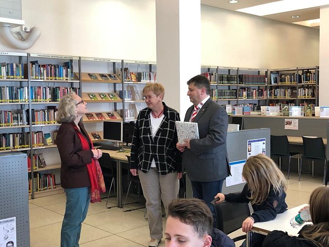 Empfang im Goetheinstitut (Foto: Sabine Funke) Empfang im Goetheinstitut (Foto: Sabine Funke)