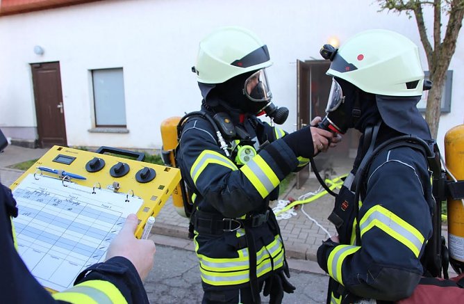 Brand in Bernterode (Foto: Franz Bierschenk)
