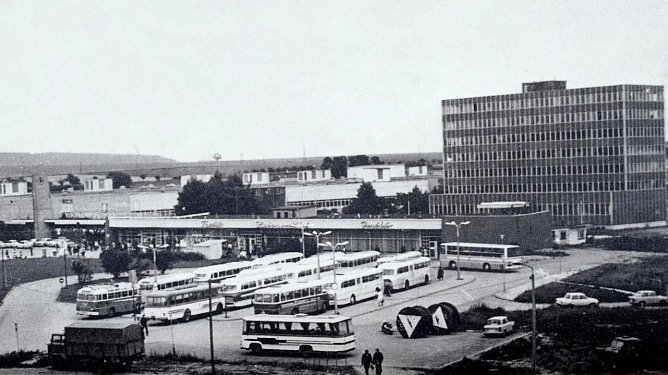 Busbahnhof (Foto: Archiv Baumwollspinnerei)