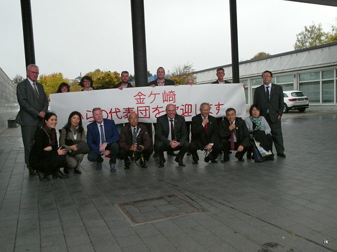 Begr&uuml;&szlig;ung Japanische Delegation (Foto: Ilka K&uuml;hn)