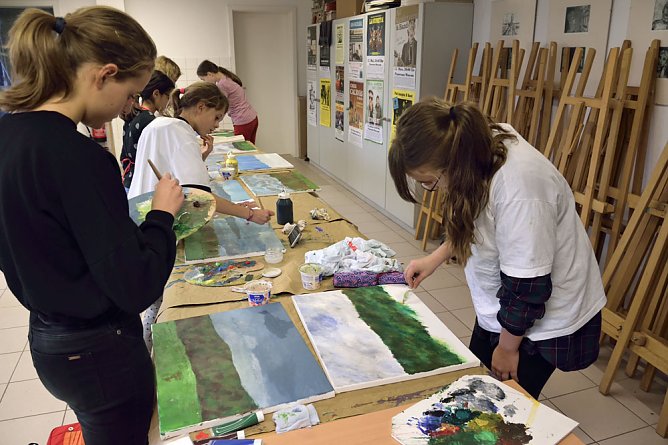 11. JugendKunstBiennale in Vorbereitung (Foto: Fred Böhme) 11. JugendKunstBiennale in Vorbereitung (Foto: Fred Böhme)