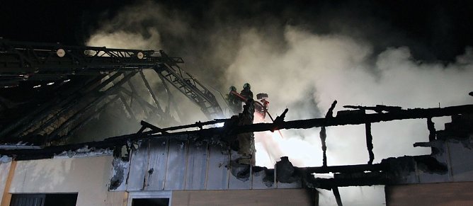 Brand in Wachstedt (Foto: Feuerwehr Heiligenstadt)
