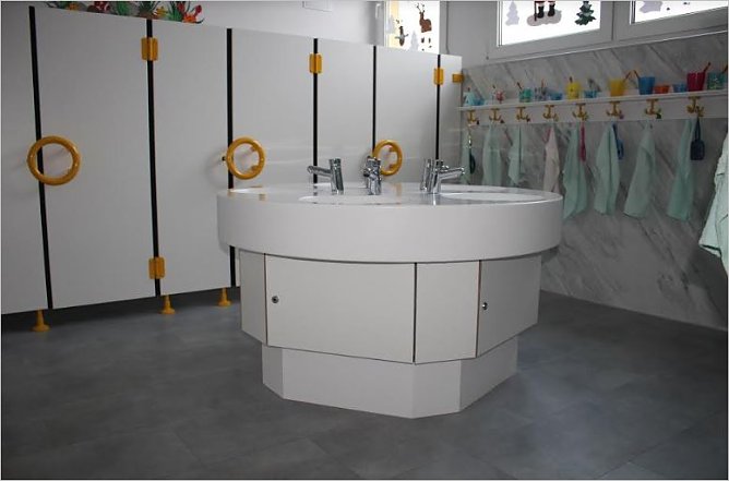 Neuer Waschraum (Foto: florian Blacha)