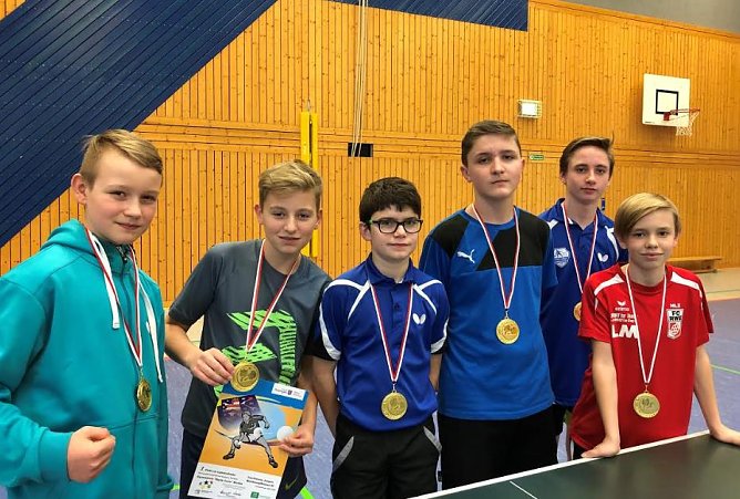 Tischtennisjungen mit großem Erfolg (Foto: Gymnasium Worbis) Tischtennisjungen mit großem Erfolg (Foto: Gymnasium Worbis)