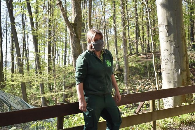 Heike Lindemann vom Team (Foto: B&auml;renpark Worbis)