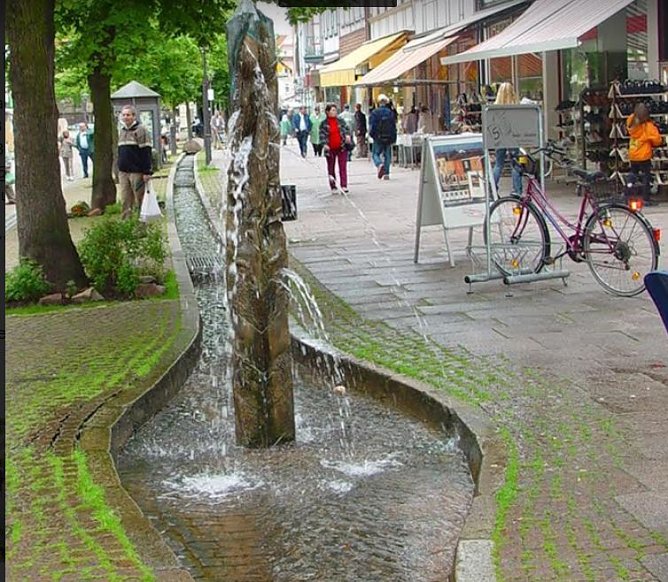 Grenzpfahlbrunnen auf der Marktstra&szlig;e (Foto: Stadt Duderstadt)