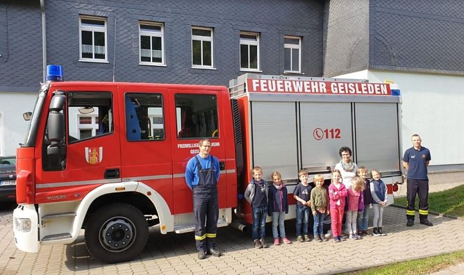 Brandschutz im Kindergarten (Foto: Marion Fricke) Brandschutz im Kindergarten (Foto: Marion Fricke)