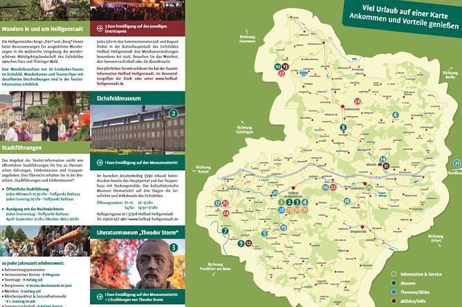 Ausschnitt Tourismus - Flyer (Foto: Tourist-Information Heilbad Heiligenstadt )