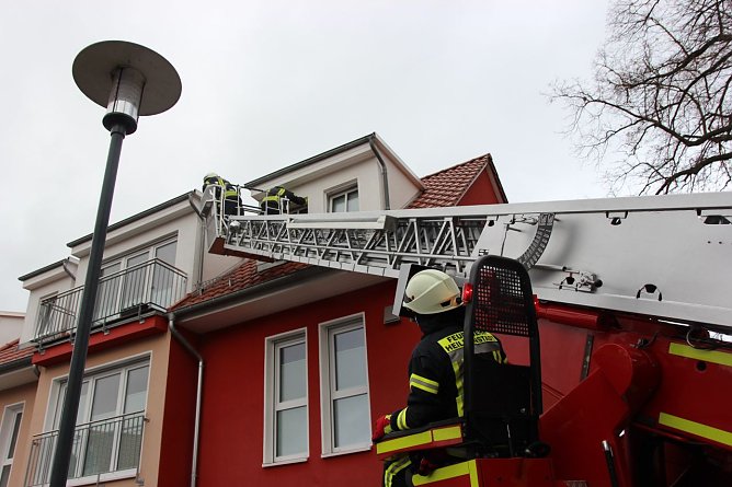 Rauchwarnmelder alarmierte Passanten (Foto: Feuerwehr Heiligenstadt )