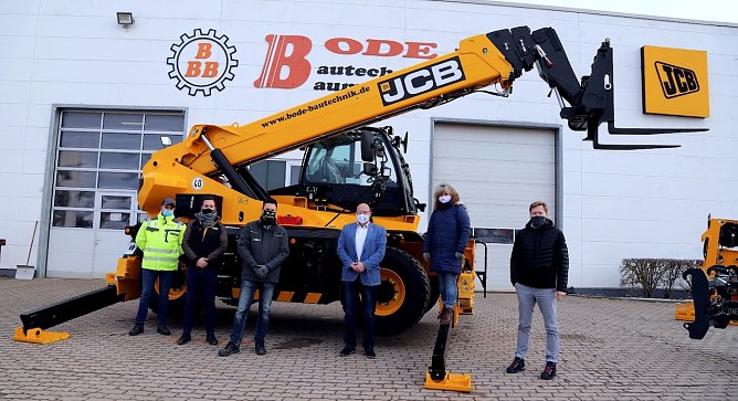 Neues Schwergewicht im Fuhrpark (Foto: Einheitsstadt Leinefelde-Worbis)