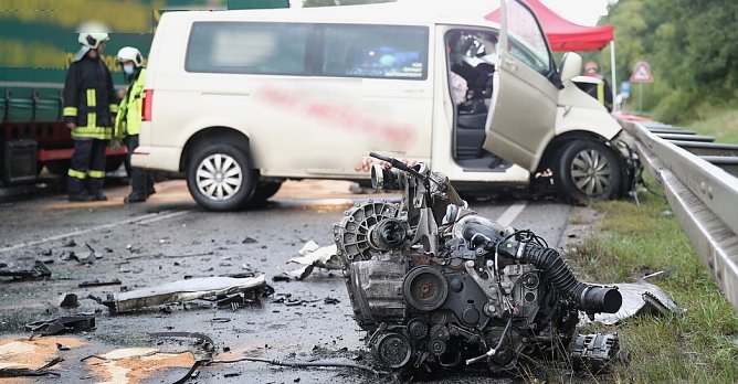 Schwerer Unfall bei Arenshausen (Foto: S. Dietzel)