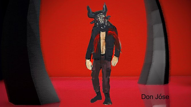 Kost&uuml;mentwurf f&uuml;r den Don Jos&egrave; (Foto: Theater Nordhausen)