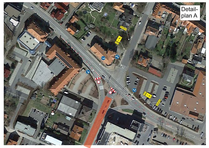 Umleitung in Worbis (Foto: Ordnungsamt Leinefelde-Worbis)